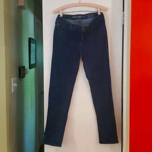 Eddie Bauer slightly curvy slim straight jeans
